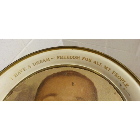 Vintage Reverend Martin Luther King Metal Wall Hanging Plate I have a dream - Picture 8 of 10